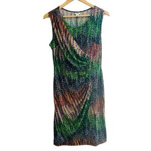 Cato Multicolor Midi Dress Size M Elegant Workwear Wedding Guest Style